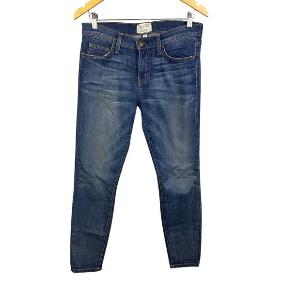 Current Elliot The Stiletto Skinny Jean Townie Whiskering SZ 28 Designer Denim - Picture 1 of 12